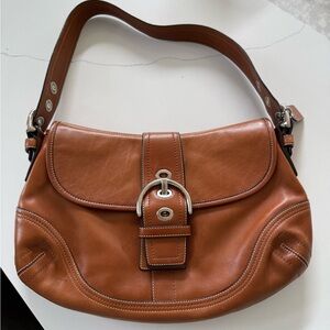 Vintage coach soho Tan brown